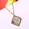 (Jewelry Parties Factory Sale)Fashion Brass Pendant Necklaces NJEW-BB23099-5