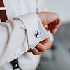 10Pcs 5 Colors Alloy Cufflinks FIND-PH0038-34-5