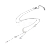 304 Stainless Steel with Polymer Clay Rhinestone Necklaces NJEW-G081-09P-2