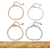 4Pcs 4 Colors Brass European Style Bracelet Making MAK-FS0001-04-5