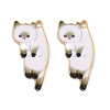 Alloy Enamel Pendants ENAM-WH0054-58B-1