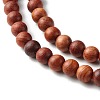 Natural Chalcedony Beads Necklace for Girl Women NJEW-JN03660-6