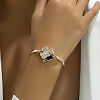 Fashion Alloy Crystal Rhinestone Bracelet for Women IU8479-1