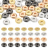 40Pcs 4 Colors Brass Spacer Beads KK-TADJ0001-09C-1