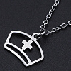 Non-Tarnish 201 Stainless Steel Pendant Necklaces LS-NJEW-S105-JN533-45-1-1