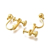 316 Stainless Steel Clip-on Earring Findings X-EJEW-R019-01G-2