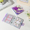 2Pcs PVC Mini Photocard Holder Book AJEW-SP0002-20B-01-3