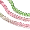 Transparent Painted Glass Beads Strands LS-DGLA-A034-T2mm-A18-4