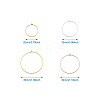 Craftdady Brass Wine Glass Charm Rings KK-CD0001-05-10