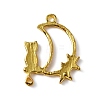 Alloy Open Back Bezel Pendants FIND-WH0013-36-2