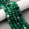 Natural Banded Agate Beads Strands G-P587-D02-02B-1