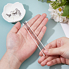 2 Sets 2 Colors Iron Curtain Rod Support AJEW-FH0006-31-3