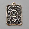 Alloy Enamel Pendants ENAM-WH0064-24C-1