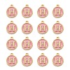 Golden Plated Alloy Enamel Charms LS-ENAM-S118-07H-2