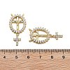 Brass Micro Pave Cubic Zirconia Pendants KK-Q006-53B-G-3