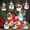 Christmas Theme Wood Pendants PW-WG49E0D-01-3