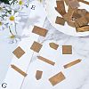 40Pcs 4 Style Metal Tags KK-SC0002-08-5