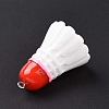 Sport Ball Theme Opaque Resin Pendants RESI-F039-01-4