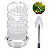 6Pcs Stainless Steel Garden Soil Sieve Set AJEW-UN0002-81-1