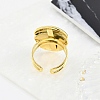 304 Stainless Steel Open Cuff Rings for Women STAS-Z111-01G-03-4