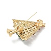 Christmas Alloy Rhinestone Brooch for Backpack Clothes LS-JEWB-I045-01KCG-01-2