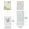 24Pcs 3 Colors Paper Jewelry Display Cards CDIS-FS0001-08-4