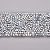Glitter Resin Hotfix Rhinestone(Hot Melt Adhesive On The Back) DIY-WH0157-43A-01-1
