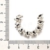 Brass Micro Pave Cubic Zirconia Beads KK-M312-21-3