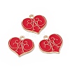 Alloy Enamel Pendants ENAM-H039-03G-D-3