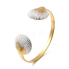 304 Stainless Steel Cuff Bangles for Women BJEW-F509-01G-2