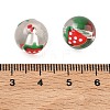 Transparent Glass Enamel Beads GLAA-P078-01A-03-3