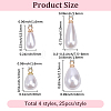 ABS Plastic Pearl Pendants FIND-BM0001-56B-2