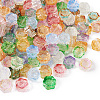  120pcs 8 color Transparent Electroplated Glass Beads GLAA-TA0001-31-3