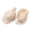 Imitation Shell Acrylic Pendants SACR-K005-07A-2
