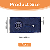 4Pcs Cotton Adjustable Pants Waist Extender FIND-FH0010-14A-2