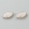 Natural Rose Quartz Pendants G-B009-01P-J-2