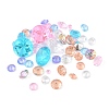 Acrylic Rhinestone Pointed Pointed Back Cabochons GACR-XCP0001-03-1