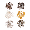 120Pcs 6 Colors Brass Clip-on Earring Findings KK-CJ0001-60-2