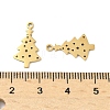 Christmas 201 Stainless Steel Pendants STAS-P428-01A-G-3