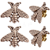 20Pcs Alloy Lapel Pin Backs for Backpack Clothes JEWB-CY0001-10-7