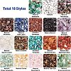  396G 18 Style Natural & Synthetic Gemstone Chip Beads G-NB0002-64-5