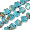 Dyed Synthetic Imperial Jasper Beads Strands G-D337-10mm-B01-2