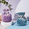  Velvet Jewelry Bags with Drawstring & Plastic Imitation Pearl TP-NB0001-20E-6