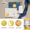 Plastic Self Adhesive Gold Foil Embossed Stickers DIY-WH0211-412-7