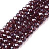 Electroplate Glass Beads Strands EGLA-A044-T3mm-A13-1
