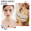 24Pcs 8 Styles Cat Alloy Enamel Pendant Locking Stitch Markers HJEW-HS00078-6
