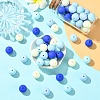 Rubberized Style Opaque Acrylic Beads MACR-CJC0009-02D-5