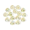 Baking Paint Electroplate Transparent Glass Beads EGLA-Q141-01B-A12-1