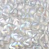 UV Plating Luminous Transparent Acrylic Beads OACR-P010-11A-3