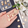 Beebeecraft 20Pcs Brass Stud Findings KK-BBC0003-76-3